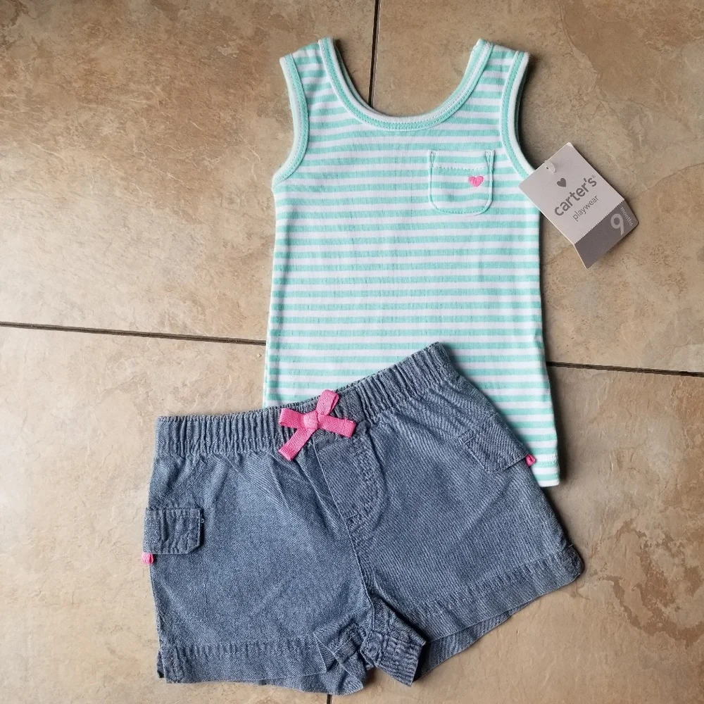 Carter's 2 Piece Outfit 9 Months NWT